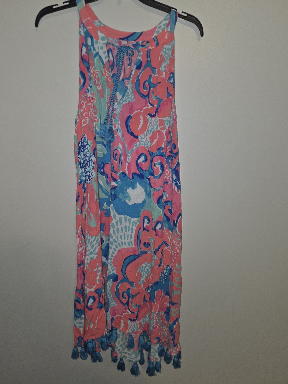 Womens Lilly Pulitzer Sleeveless Paisley Printed Midi Dress  Size L